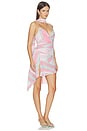 view 3 of 4 MINIVESTIDO DE CUELLO REDONDO ALORA  in Camino Pink