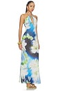 view 2 of 3 VESTIDO MIRAE in Waterlily Blue