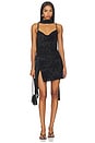 view 1 of 5 MINIVESTIDO DE CUELLO REDONDO DAWN  in Black