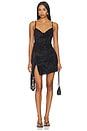 view 2 of 5 MINIVESTIDO DE CUELLO REDONDO DAWN  in Black