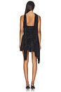 view 5 of 5 MINIVESTIDO DE CUELLO REDONDO DAWN  in Black