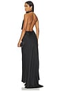 view 4 of 4 Marcella Deep Plunge Maxi Dress in Black