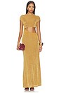 view 1 of 4 VESTIDO MAXI CUELLO BARCO MAYLA  in Ginger