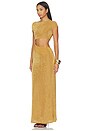 view 2 of 4 VESTIDO MAXI CUELLO BARCO MAYLA  in Ginger