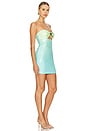 view 2 of 4 MINIVESTIDO STELLAR in Lime & Aqua