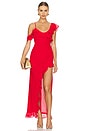 view 1 of 3 MAXIVESTIDO DALIA in Red