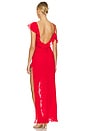 view 3 of 3 MAXIVESTIDO DALIA in Red