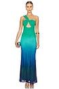 view 1 of 3 MAXIVESTIDO KYREE in Marine Ombre