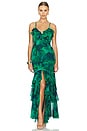 view 1 of 3 MAXIVESTIDO NAMARI in Calista Green