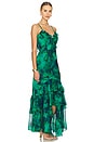 view 2 of 3 ROBE MAXI NAMARI in Calista Green