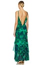 view 3 of 3 MAXIVESTIDO NAMARI in Calista Green