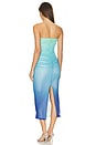 view 3 of 3 Kendall Dress in Aqua Ombre