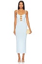 view 1 of 4 NORMANI MIDI ドレス in Ice Blue