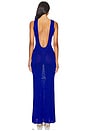 view 4 of 5 VESTIDO ADRINA MAXI in Azure