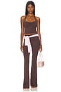view 6 of 6 PANTALONES KIARA  in Chocolate