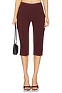 view 1 of 6 Gisele Capri Pants in Bitter Chocolate