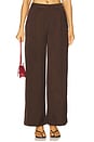 view 1 of 6 Arla Wide Leg Pants in Chocolate