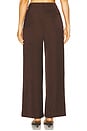 view 4 of 6 Arla Wide Leg Pants in Chocolate
