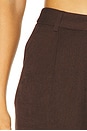 view 6 of 6 Arla Wide Leg Pants in Chocolate