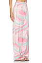 view 2 of 6 Milani Relaxed Satin Pant in Camino Pink