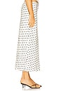 view 3 of 6 Karlita Midi Skirt in White Polka