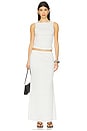 view 5 of 6 Orlean Maxi Skirt in White