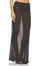 view 2 of 6 Cyrus Maxi Skirt in Black Polka
