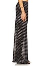 view 3 of 6 Cyrus Maxi Skirt in Black Polka