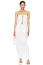 view 4 of 5 FALDA MAXI TAYA in White