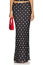 view 1 of 6 Blaine Maxi Skirt in Black Polka