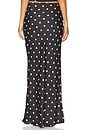 view 4 of 6 Blaine Maxi Skirt in Black Polka