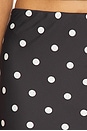 view 6 of 6 Blaine Maxi Skirt in Black Polka