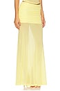 view 2 of 6 x REVOLVE Meila Maxi Skirt in Lemon