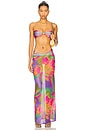 view 5 of 6 Miami Maxi Skirt in Diaz Iris