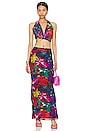 view 4 of 4 Zarela Maxi Skirt in Black Floral
