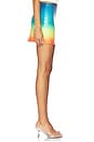 view 3 of 6 Ophira Mini Skirt in Sunrise Ombre