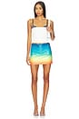 view 5 of 6 Ophira Mini Skirt in Sunrise Ombre