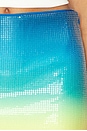 view 6 of 6 Ophira Mini Skirt in Sunrise Ombre