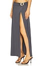 view 3 of 6 Indiana Maxi Skirt in Slate