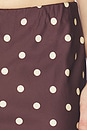 view 6 of 6 FALDA BLAINE in Chocolate & Lemon Polka Dot