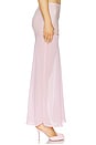 view 3 of 6 Adeluna Sheer Bottom Maxi Skirt in Light Pink