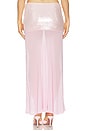 view 4 of 6 Adeluna Sheer Bottom Maxi Skirt in Light Pink