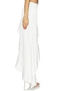 view 2 of 6 Loana Wavy Hem Maxi Skirt in White