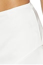 view 6 of 6 Loana Wavy Hem Maxi Skirt in White
