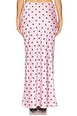 view 4 of 6 Blaine Maxi Skirt in Musk & Choc Polka Dot