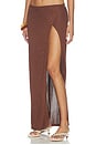 view 3 of 6 FALDA MAXI KIVA in Chocolate