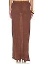 view 4 of 6 FALDA MAXI KIVA in Chocolate