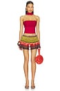 view 5 of 6 JUPE COURTE DANIELLA in Anabell Red