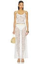 view 5 of 6 FALDA MAXI JENNA in White