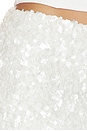 view 6 of 6 JUPE COURTE À SEQUINS ORION  in White